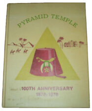 PICTORIAL HISTORY OF PYRAMID TEMPLE, 1878-1978, SHRINERS, FREEMASONRY, usado comprar usado  Enviando para Brazil