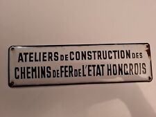 Plaque tôle émaillé d'occasion  Montpellier-