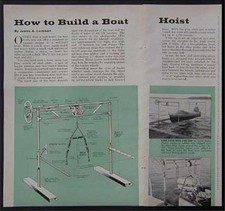 Small boat hoist for sale  Diamond Point