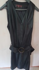 Robe cuir noire d'occasion  Clerval