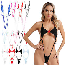 Roupa de banho feminina lingerie micro biquíni fio dental verão conjunto de sutiã mini, usado comprar usado  Enviando para Brazil