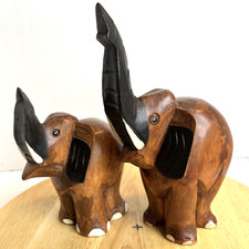 Elephant pair wood for sale  Osceola