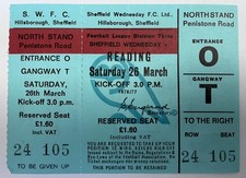 Sheffield wednesday reading for sale  LEEDS