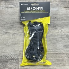 Usado, Cabo Corsair Premium ATX 24 pinos com manga individual tipo 4 geração 4 – preto comprar usado  Enviando para Brazil