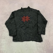 Suéter de malha Timberland estampado floco de neve vovô robusto masculino, usado comprar usado  Enviando para Brazil