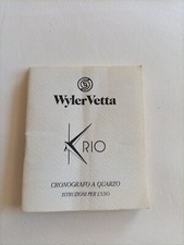 Wyler vetta rio usato  San Martino Dall Argine