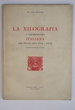 Servolini luigi. xilografia usato  Italia