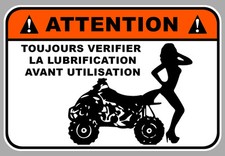 Quad attention danger d'occasion  Le Val