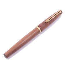Caneta-tinteiro Pilot Custom Grandi 18K nova na caixa madeira marrom ouro Iokki loja de peões, usado comprar usado  Enviando para Brazil