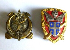 Insignes artillerie1 40rana d'occasion  La Bassée
