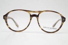 Brille MANOEL BEKMAN Rio Negro Braun Oval Brillengestell eyeglasses Neu comprar usado  Enviando para Brazil