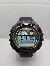 Relógio masculino Timex Expedition 48mm Shock Indiglo preto laranja WR 100M nova bateria comprar usado  Enviando para Brazil