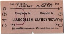 Railway ticket llangollen for sale  WIRRAL