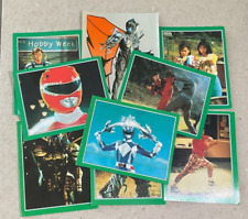 Power Rangers 1994 94 Merlin Verde + Adesivos Foil Mighty Morphin Escolha um Adesivo, usado comprar usado  Enviando para Brazil