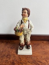Statuetta ceramica colorata usato  Milano