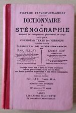 Dictionnaire sténographie fle d'occasion  Nancy-