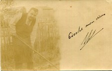Carte photo jardinier d'occasion  Genillé
