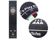 Dartteppich schwarz 50x250cm gebraucht kaufen  Emsdetten