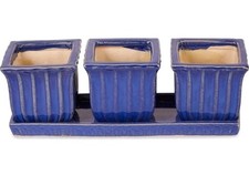 Blue square ceramic for sale  Perrysville