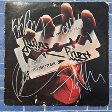 Judas Priest | LP assinado | 4 membros | British Steel, usado comprar usado  Enviando para Brazil