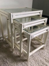 Vtg white bamboo for sale  Waynesville