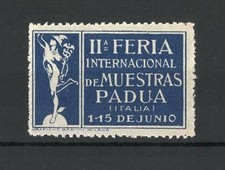 Reklamemarke padua feria gebraucht kaufen  Berlin