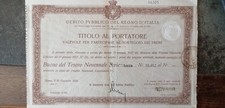 Titolo portatore del usato  Chieri