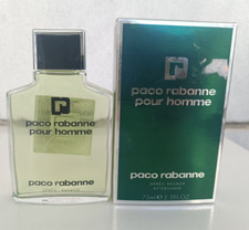 PACO RABANNE POUR HOMME AFTER SHAVE SPLASH 2,5 oz 75 ml VINTAGE FRANÇA comprar usado  Enviando para Brazil