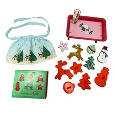 Boneca American Girl Beforever Maryellen Natal Feriado CONJUNTO DE BISCOITOS Bandeja de Avental comprar usado  Enviando para Brazil