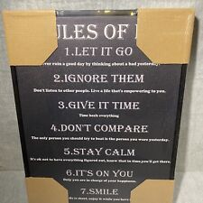 Rules life motivational for sale  Rutherfordton