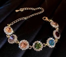 Iced colourful gemstone for sale  WESTON-SUPER-MARE