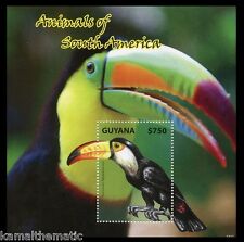 Pássaros, Toco Tucano, Guiana 2014 MNH SS, Animais da América do Sul [F1], usado comprar usado  Enviando para Brazil