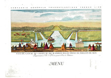 Paquebot colombie menu d'occasion  Neaufles-Saint-Martin