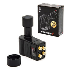 23mm LNB Feed Quattro ( Für Multischalter ) PremiumX Rocket LNB PXR-Q 3° 4K HD comprar usado  Enviando para Brazil