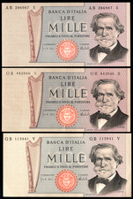 Banconote 1000 lire usato  Spinetoli