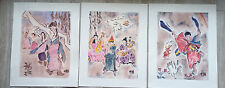 Triptyque tableaux huile d'occasion  Calais