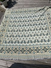 Green blue throw for sale  BARRY