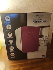 Mini geladeira Cooluli 10L para quarto - carro, mesa de escritório e 10 litros, rosa, usado comprar usado  Enviando para Brazil