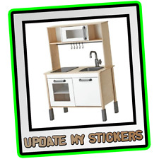 Adesivos PARA CABER crianças IKEA™ Duktig vermelho ou faia cozinha microondas, prateleira de forno etc comprar usado  Enviando para Brazil