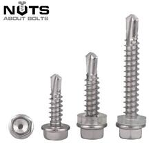 Usado, PARAFUSOS HEXAGONAIS AUTOPERFURANTES CABEÇA SEXTAVADA PARAFUSO DE ZUMBIDO AUTO-ROSCANTE Nº. 6 8 10 12 14 comprar usado  Enviando para Brazil