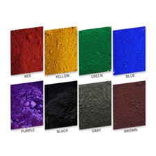 Pigmento em pó óxido de ferro mineral corante vermelho, roxo, preto 50g óxido 100g comprar usado  Enviando para Brazil