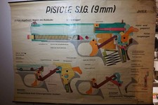 Alte lehrtafel pistole gebraucht kaufen  Rödersheim-Gronau