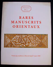 Rares manuscrits orientaux d'occasion Rares manuscrits orientaux d'occasion  Chemillé