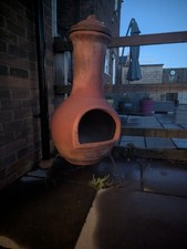 Clay chiminea perfect for sale  CHESTER