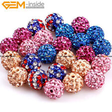 10 peças 10mm Pave Zeads CZ cristal strass discoteca contas de bola para fazer joias comprar usado  Enviando para Brazil