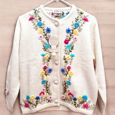 1960s womens cardigan d'occasion  Expédié en Belgium