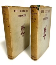 Homer’s The Iliad & The Odyssey Globe Edition 1956 1958 Macmillan HC com DJ comprar usado  Enviando para Brazil
