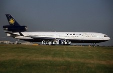 Usado, Aircraft Slide - Varig MD-11 PP-VPO @ Heathrow 1998 (A117) comprar usado  Enviando para Brazil