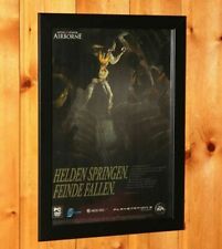 Medal of Honor Airborne PS3 Xbox 360 pôster promocional anúncio/arte emoldurada anúncio comprar usado  Enviando para Brazil