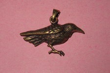 Rabe bronze anhänger gebraucht kaufen  Bad Soden-Salmünster